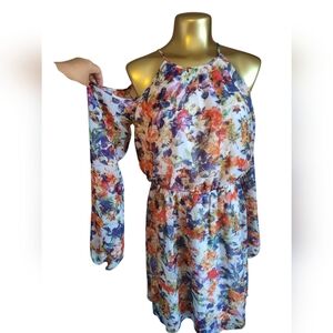 Guess 6 floral long sleeves‎ summer dress